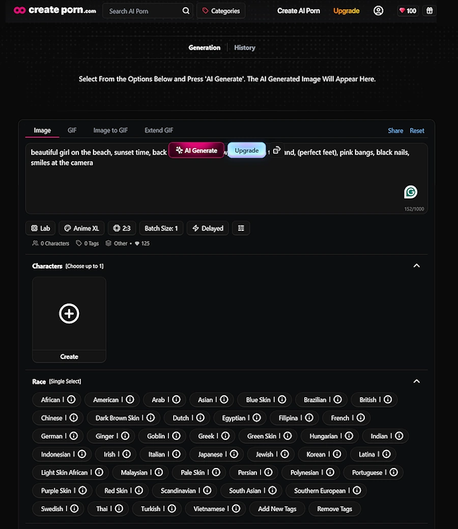 create porn generator